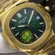AAA Swiss Patek Philippe Nautilus 5711 All Gold Case Green Dial 40 MM 9015 Watch For Sale (3)_th.jpg